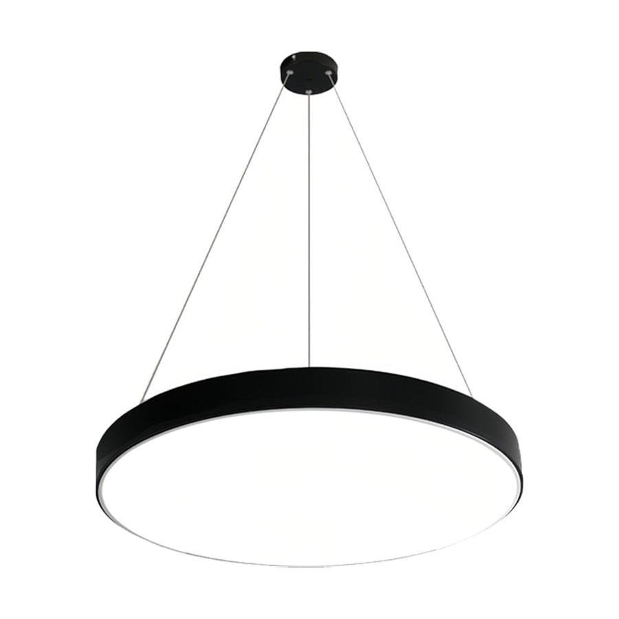 Round LED Ring Pendant Light for Office and Home on a white background