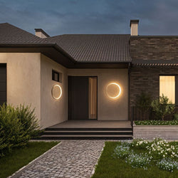 Elegant Eclipse Outdoor Wall Lamp