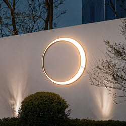 Elegant Eclipse Outdoor Wall Lamp