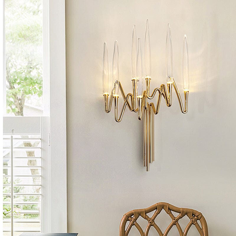 Seven Light Metal Wall Light