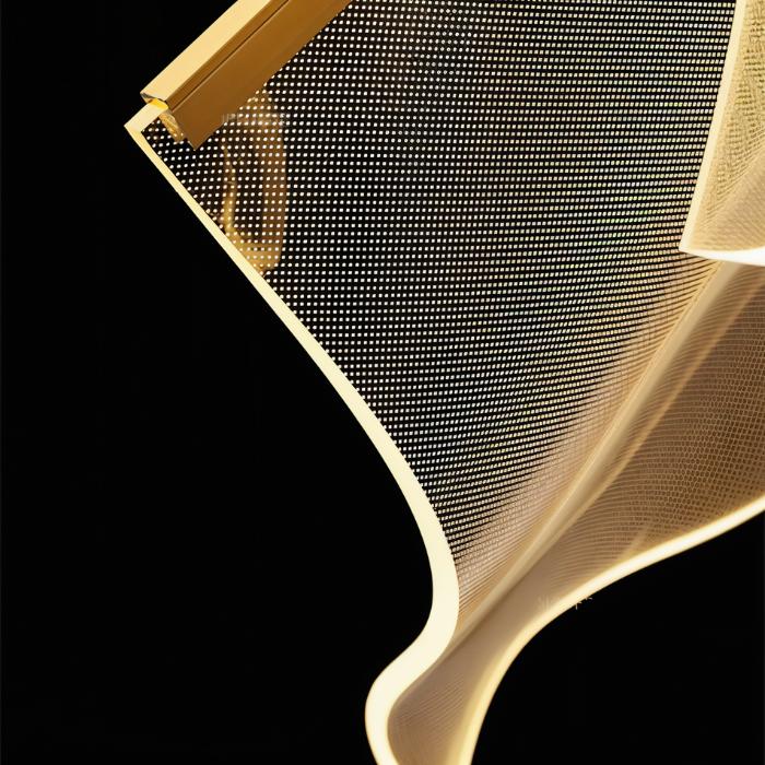 Close-up detail of the Translucent Aura Chandelier