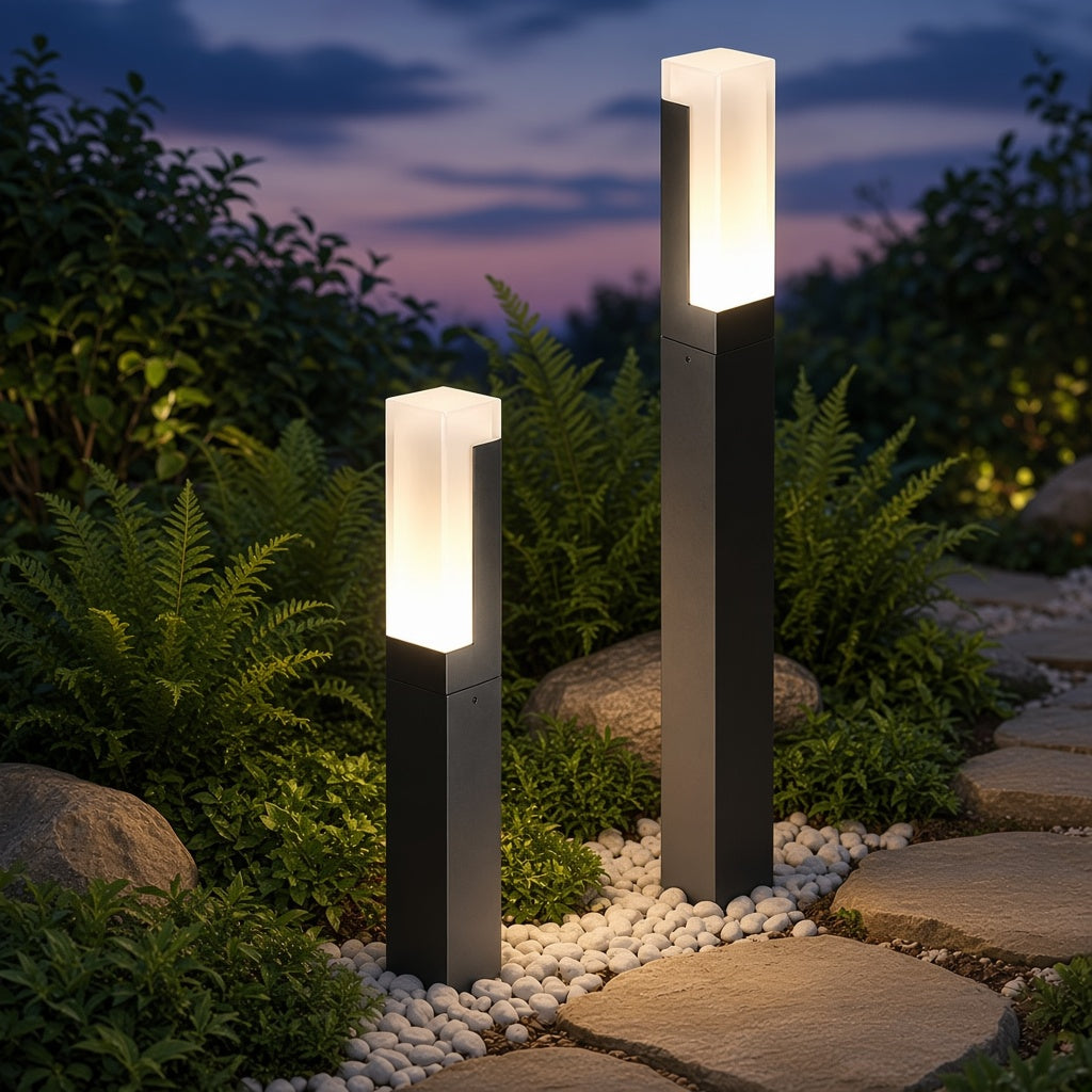 Slim LED Landscape Pillar Light