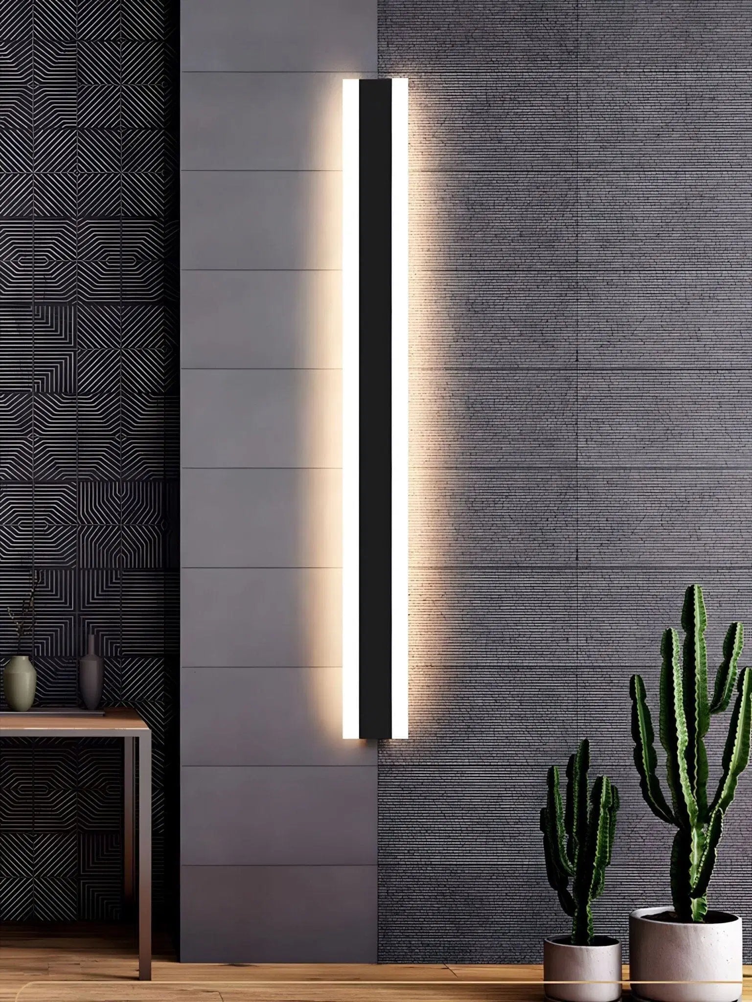 Slim Linear LED Wall Light with Remote Dimming - view 14