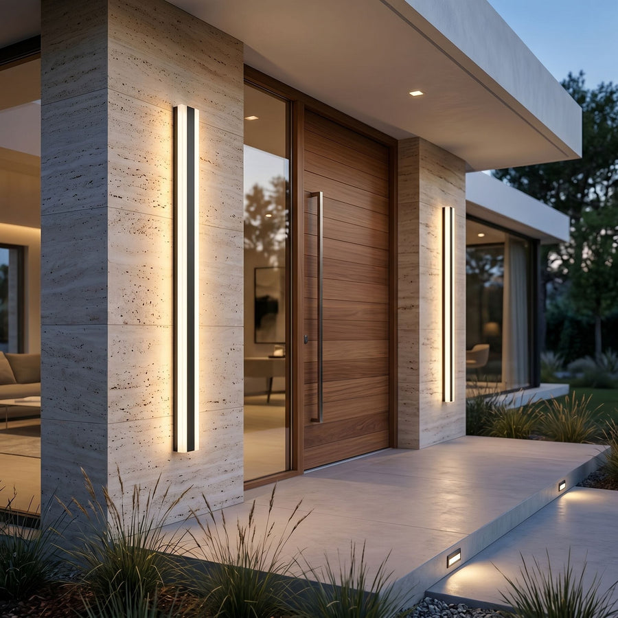 Slim Linear LED Wall Light with Remote Dimming
