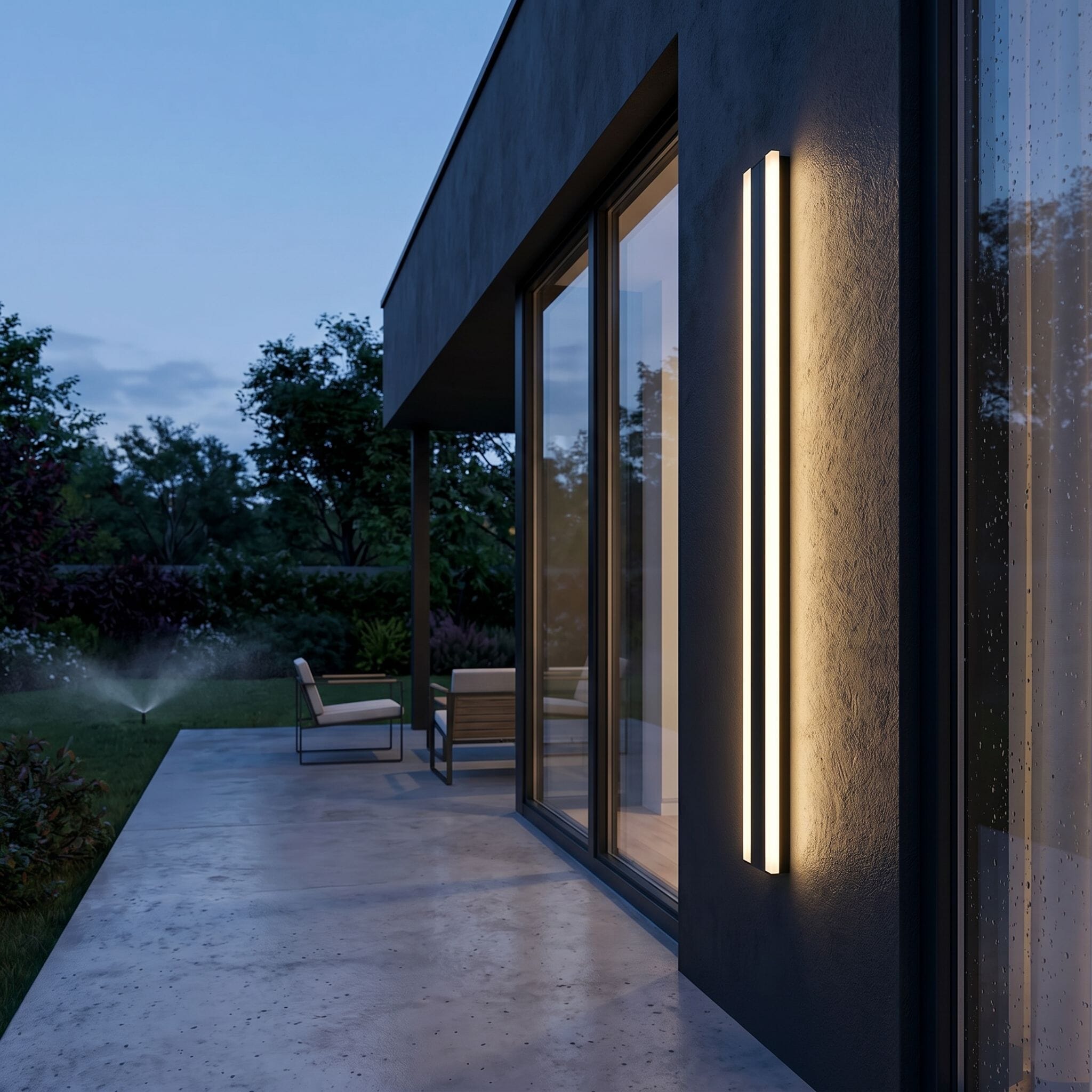 Slim Linear LED Wall Light with Remote Dimming - view 4