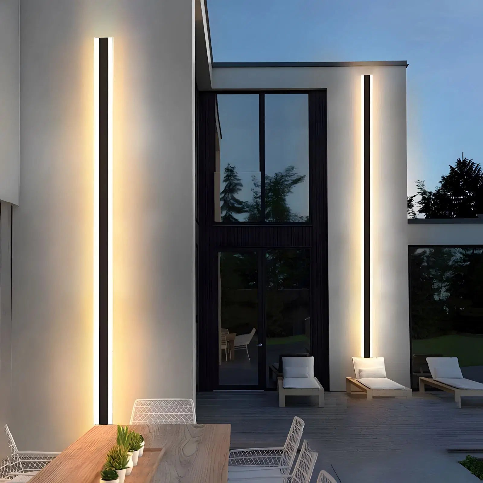 Slim Linear LED Wall Light with Remote Dimming - view 6