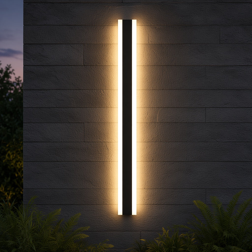 Slim Linear LED Wall Light with Remote Dimming