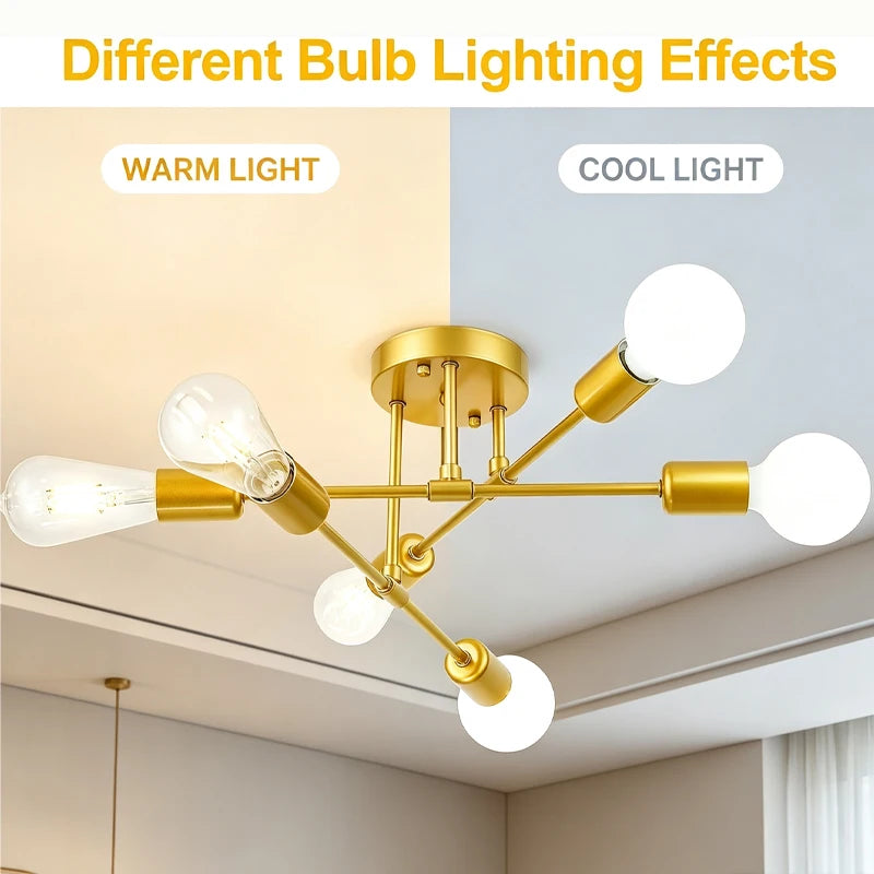 Sputnik 6-Light Chandelier