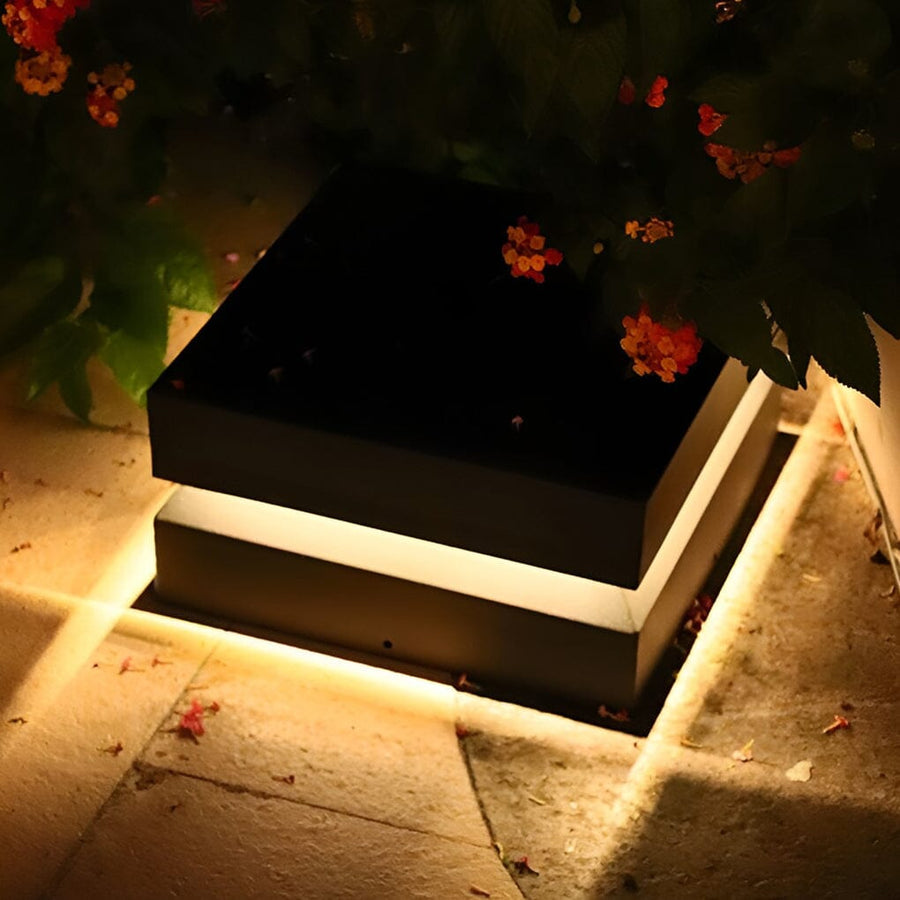 Square Pillar Cap Light