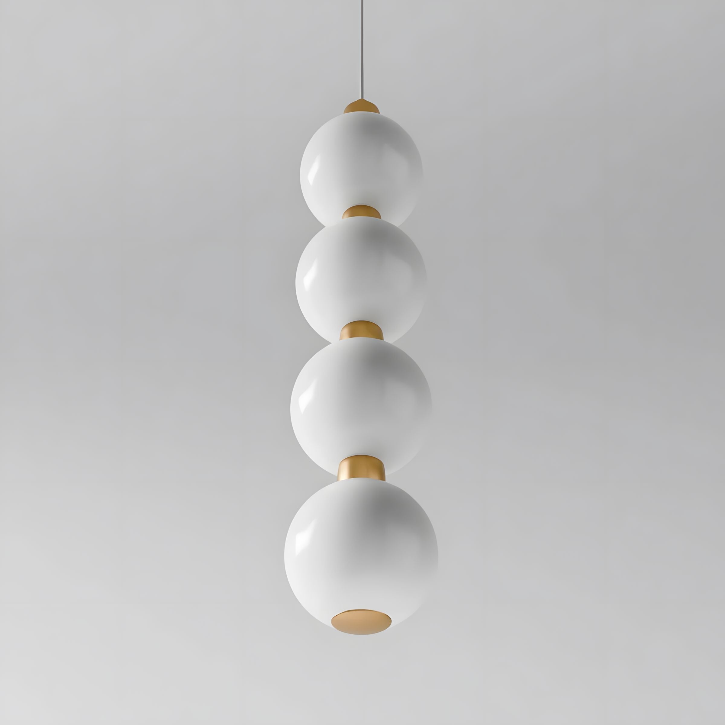 Stacked Sphere Pendant Light - 8" / 20 cm D (2-Head)