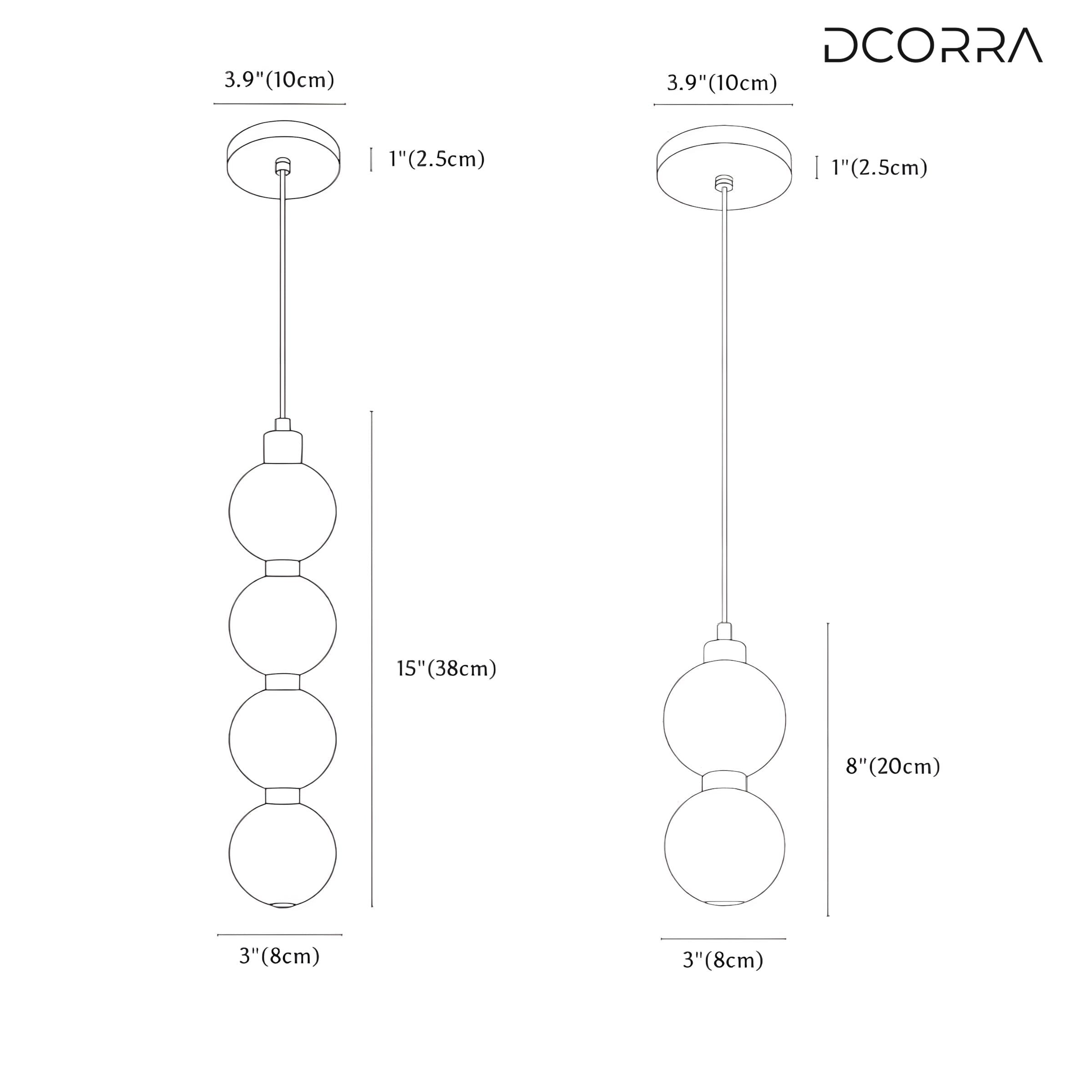 Stacked Sphere Pendant Light - view 14