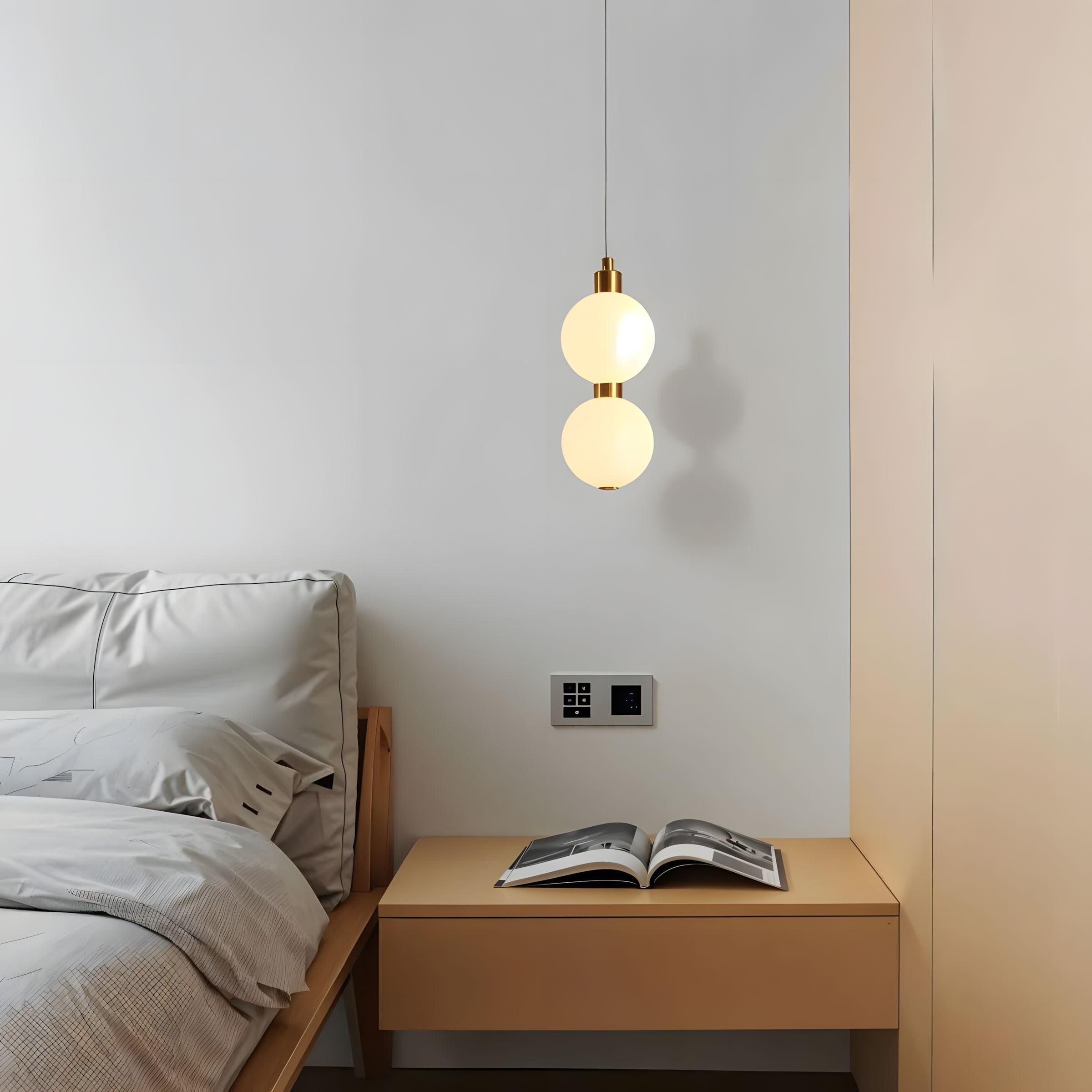 Stacked Sphere Pendant Light - view 7