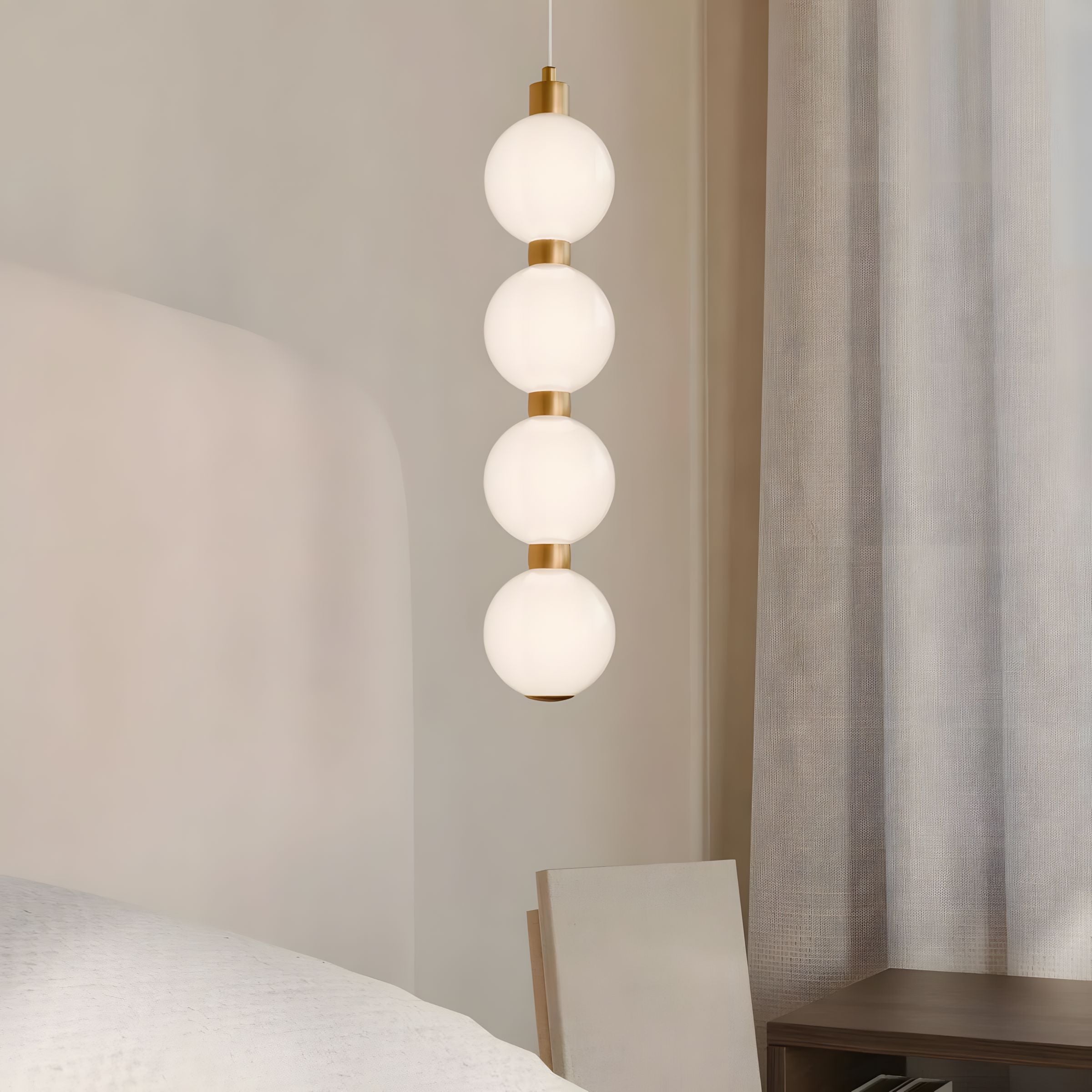 Stacked Sphere Pendant Light - view 8