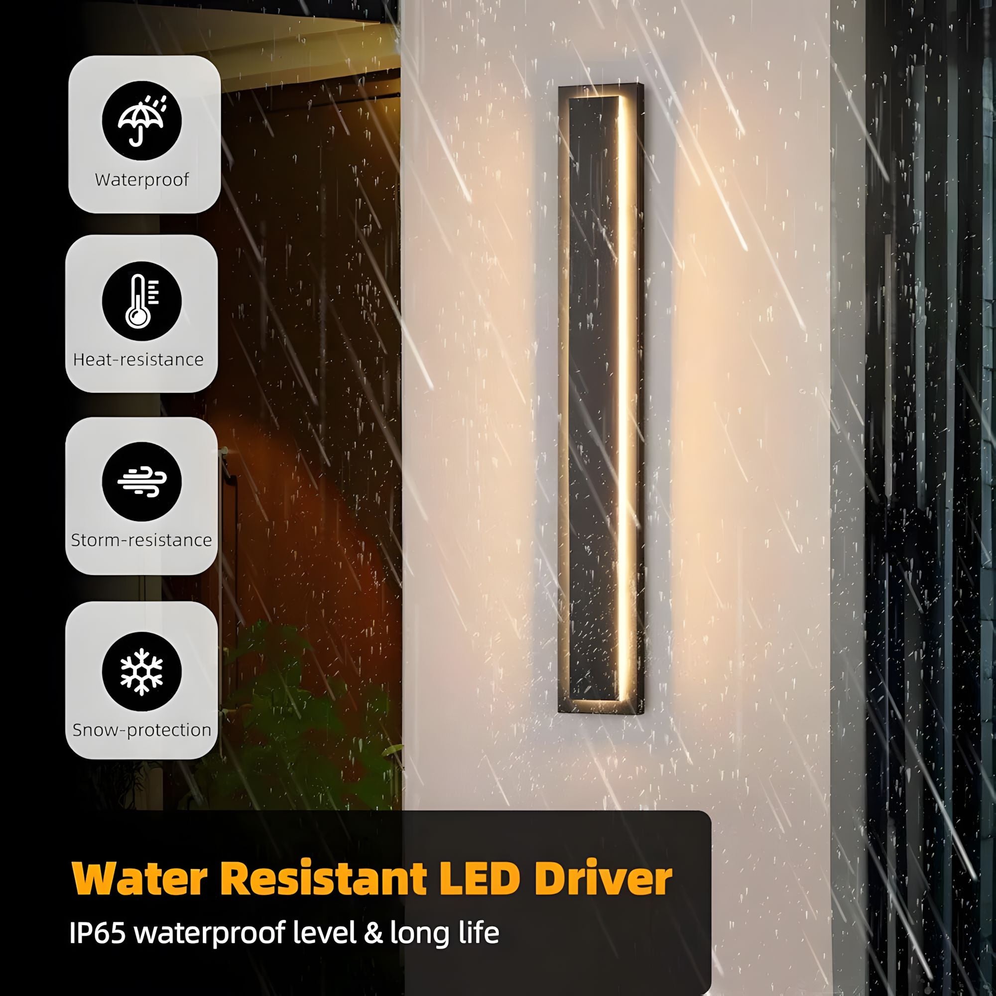 Stainless Steel Linear LED Wall Light - view 3