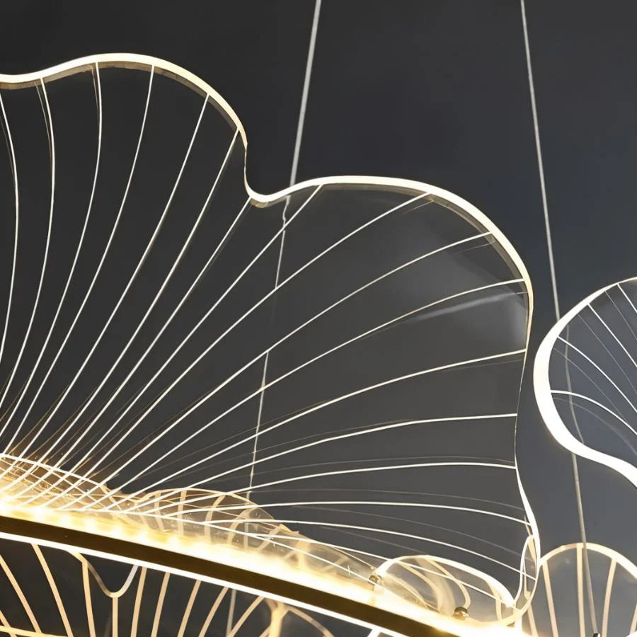 Close-up detail of the Premium Grandeur Accent Chandeliers