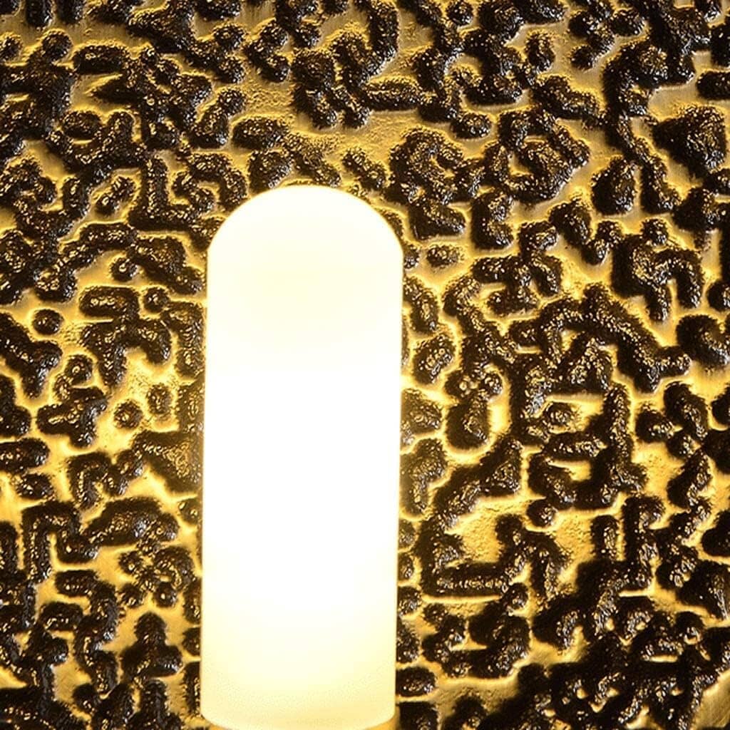 Textured Oval Disc Wall Light - view 6