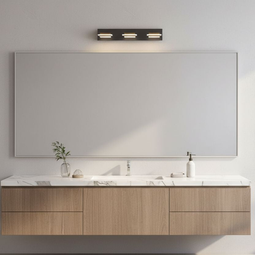 Three Panel LED Vanity Light - view 6