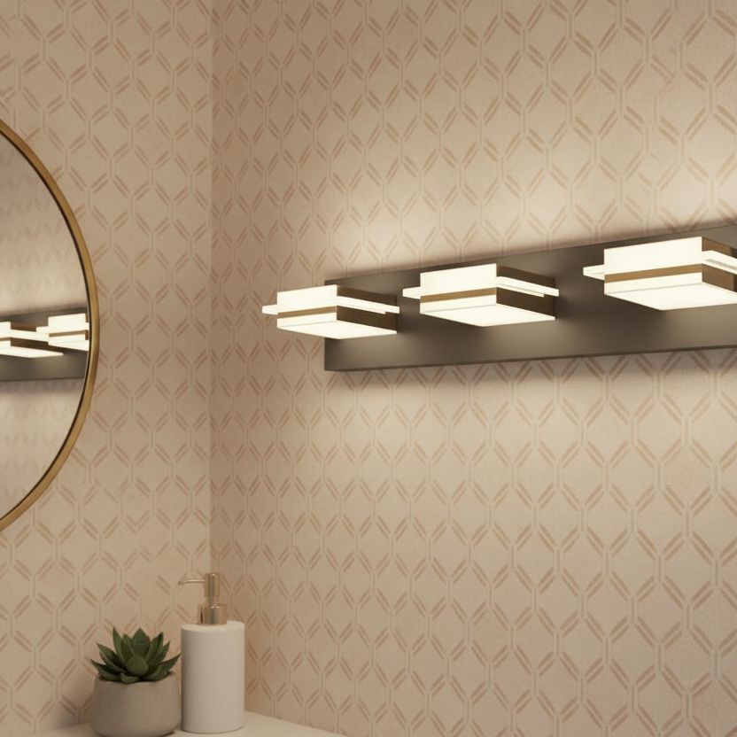 Three Panel LED Vanity Light - view 7