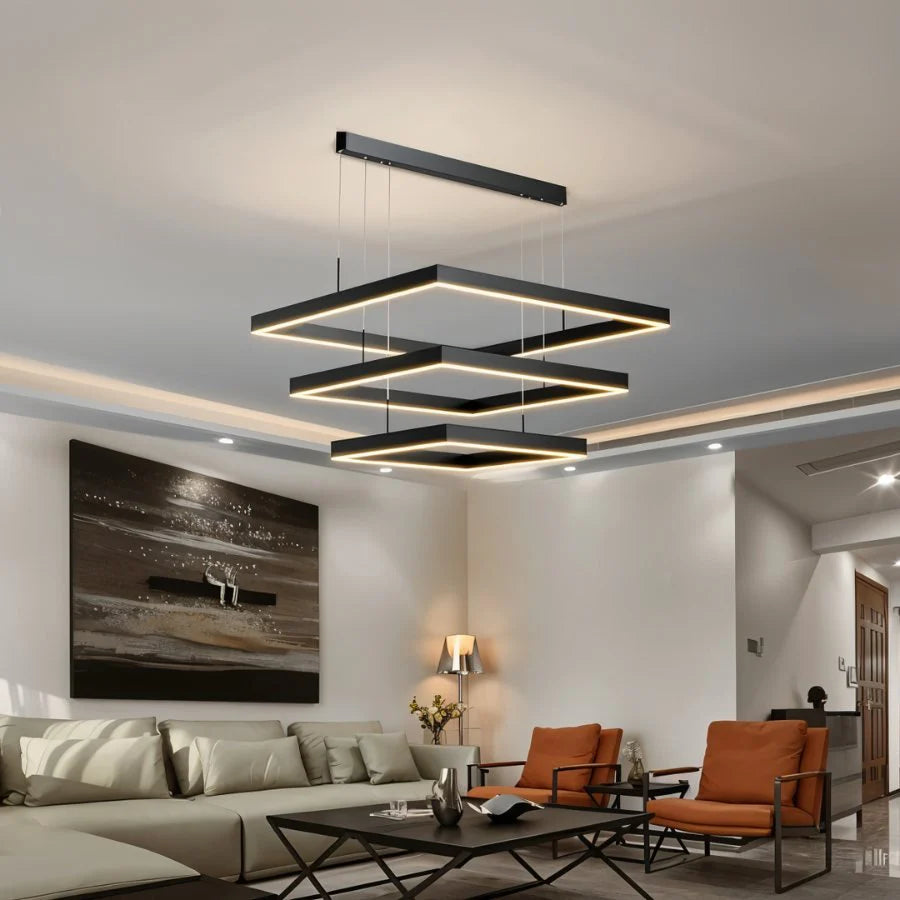 Luxury Refined Masterpiece Chandeliers in a living room