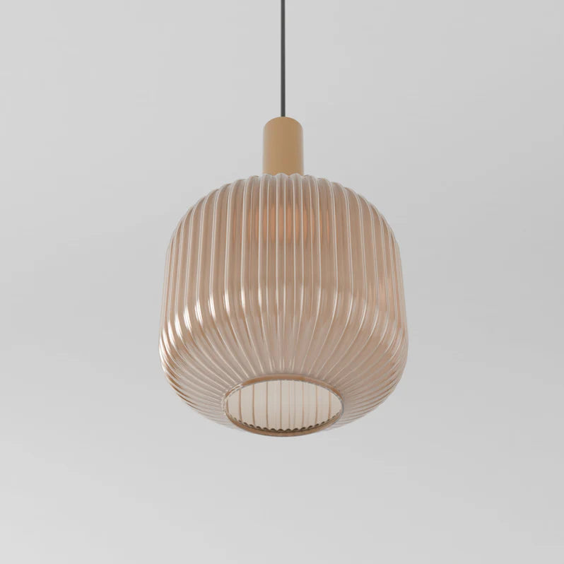 Elegant Fluted Pendant Light