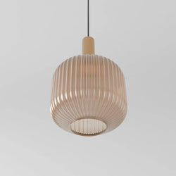 Elegant Fluted Pendant Light