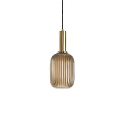 Elegant Fluted Pendant Light