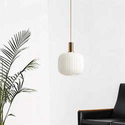 Elegant Fluted Pendant Light