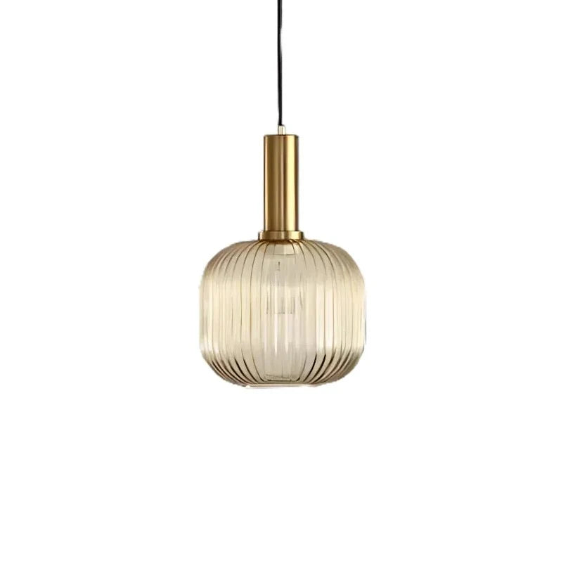 Elegant Fluted Pendant Light