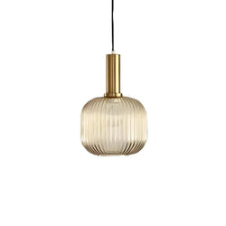 Elegant Fluted Pendant Light