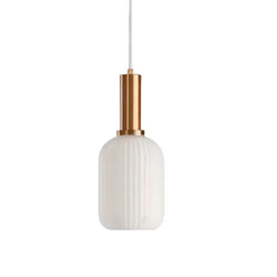 Elegant Fluted Pendant Light