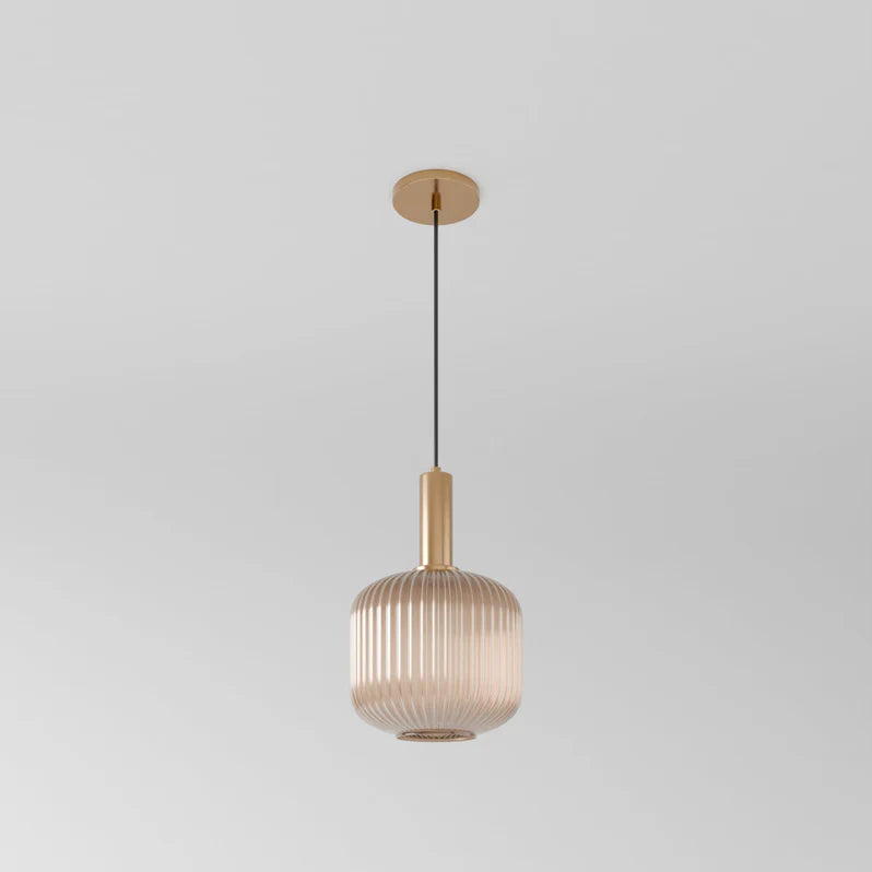 Elegant Fluted Pendant Light