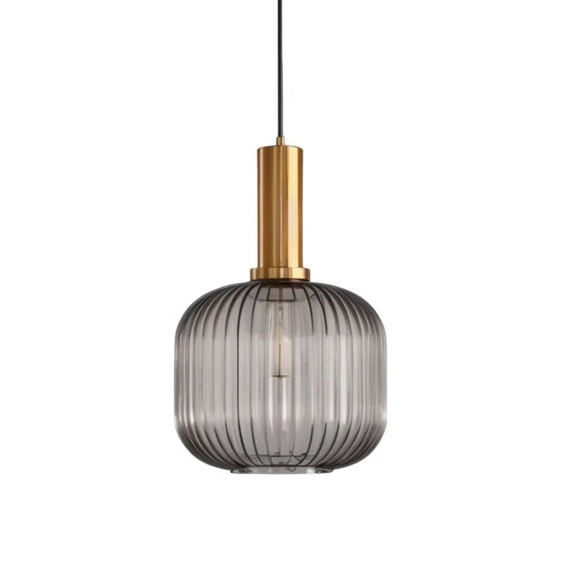 Elegant Fluted Pendant Light