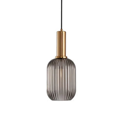 Elegant Fluted Pendant Light