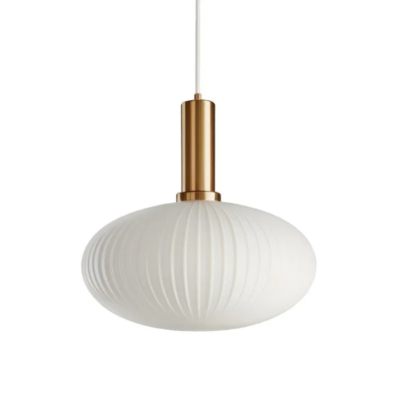 Elegant Fluted Pendant Light