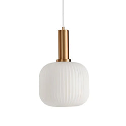 Elegant Fluted Pendant Light