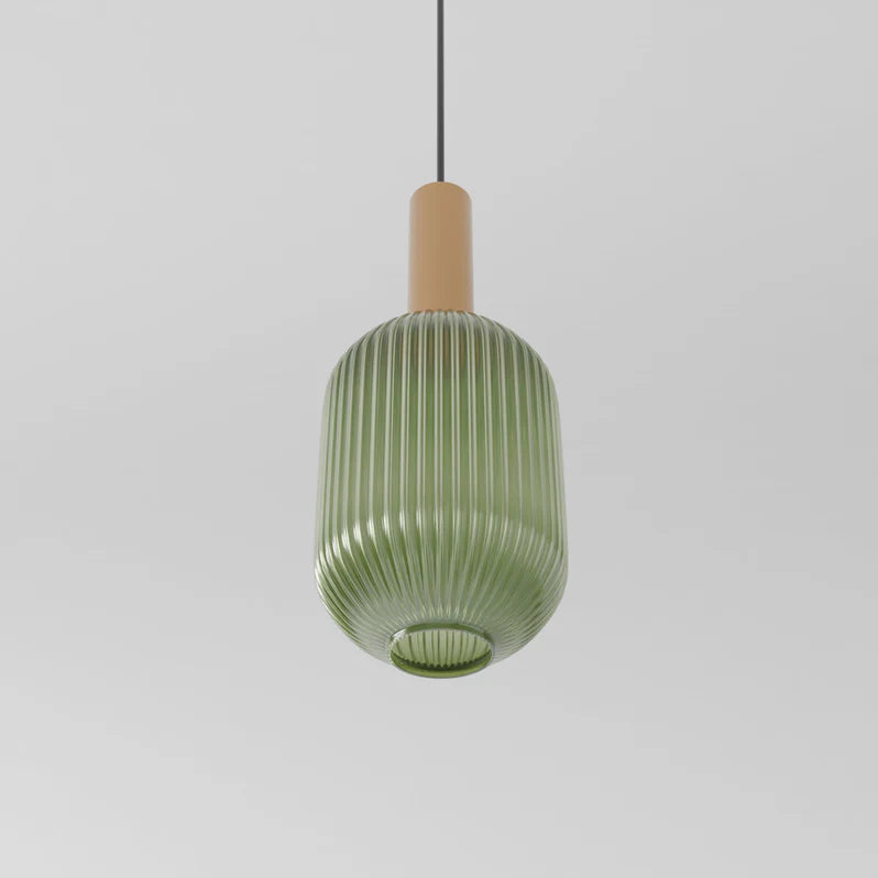 Elegant Fluted Pendant Light