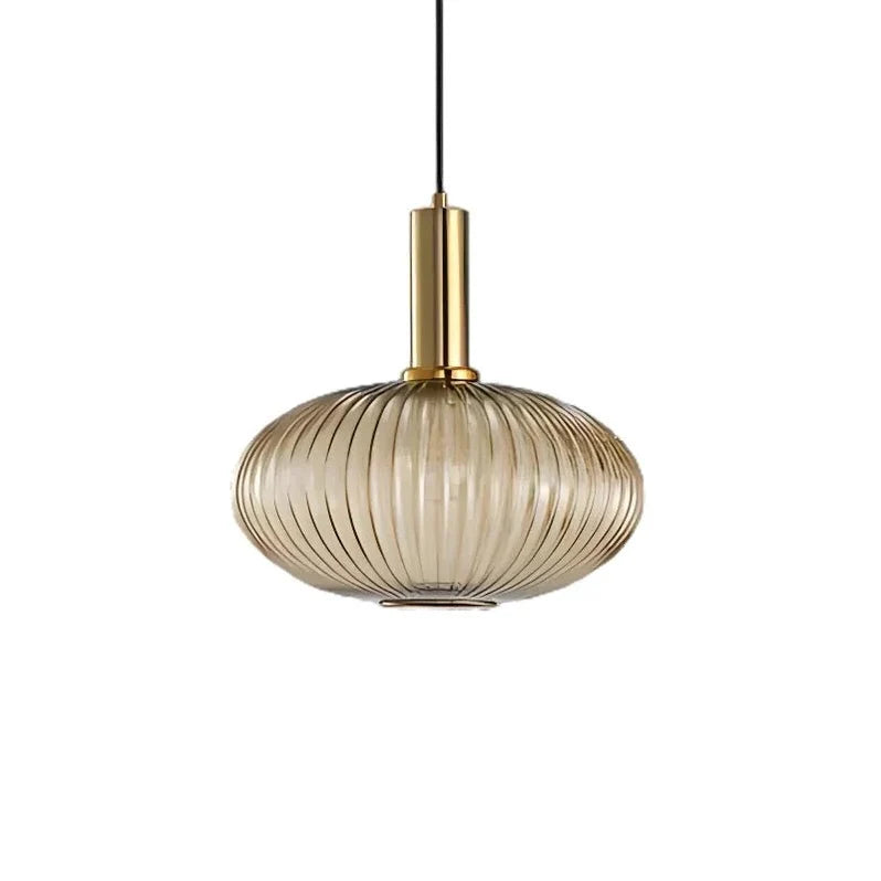 Elegant Fluted Pendant Light