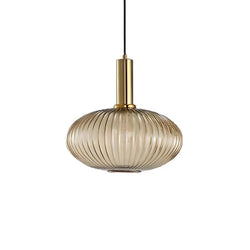 Elegant Fluted Pendant Light