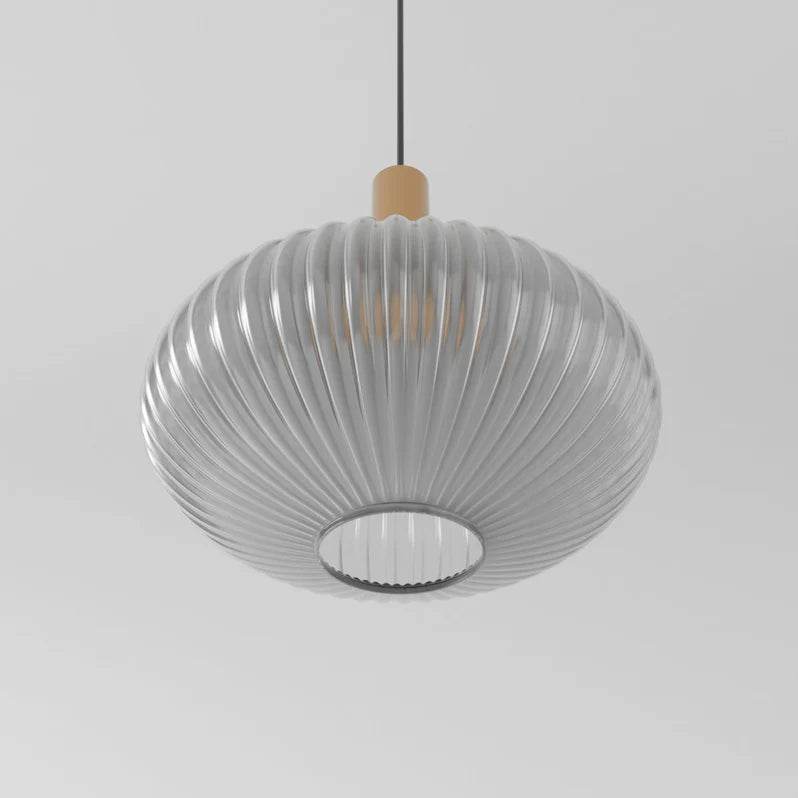 Elegant Fluted Pendant Light