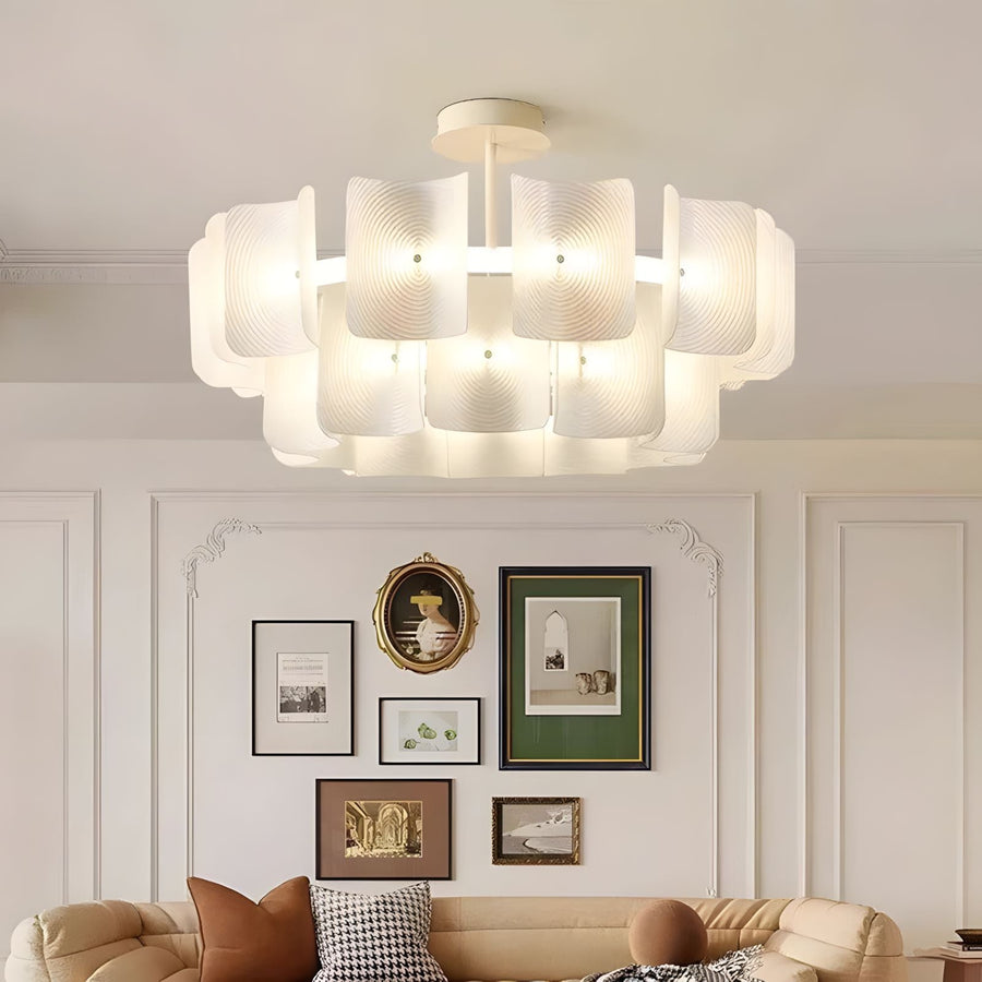 Wabi-Sabi Sculptural LED Chandelier