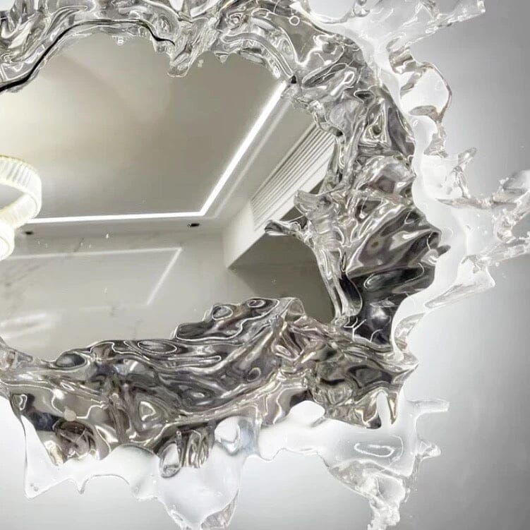 Water Splash LED Wall Mirror