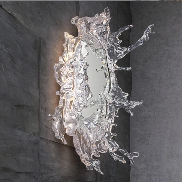 Water Splash LED Wall Mirror