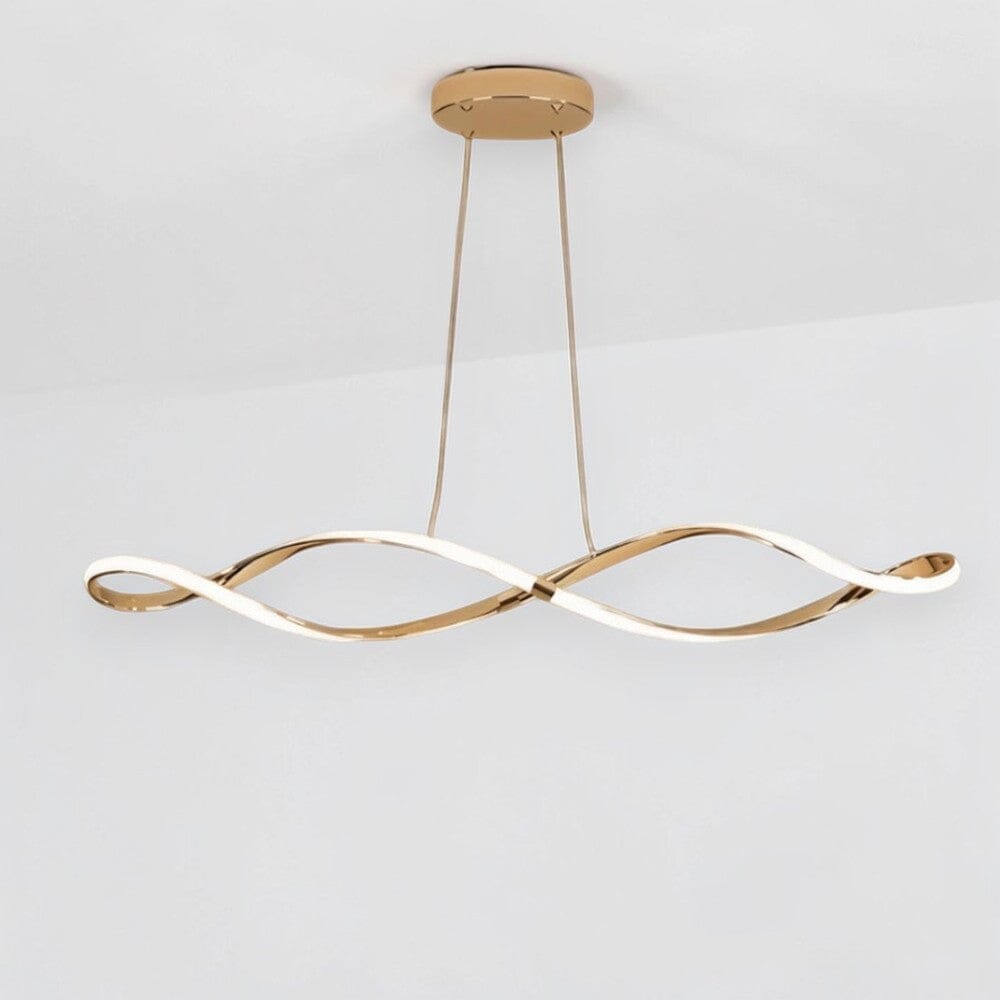 Wave Linear LED Pendant Light with Remote