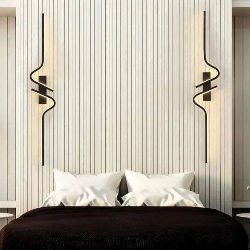 Wavy Linear LED Wall Light - view 4